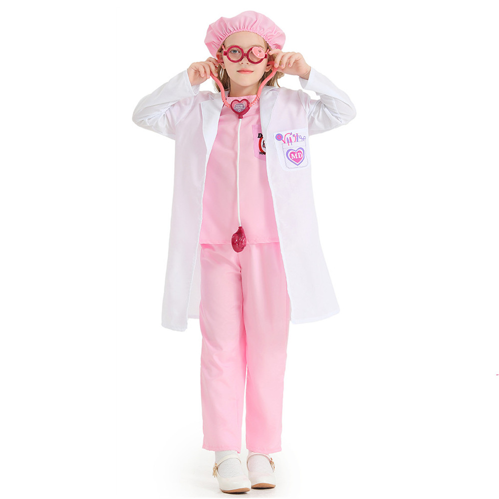 Party Games Children - Kostum Dokter Perawat Halloween Anak-anak Uniseks