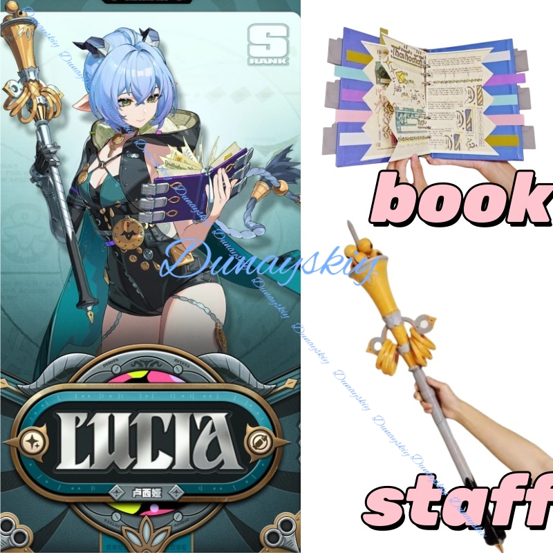 Book Party Games - Aksesori Buku Staf Anime Properti Cosplay