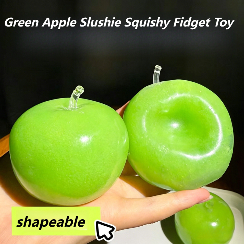 Party Games Questions - Mainan Fidget Squishy Slushie Apel Hijau,