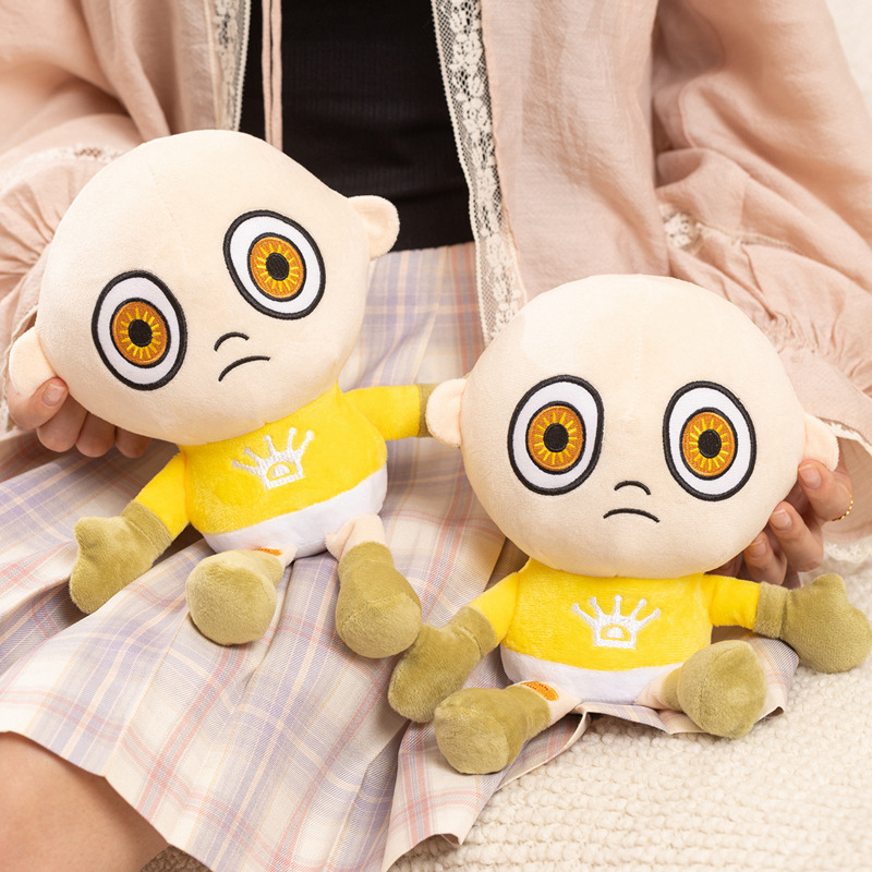 Party Games Children - Mainan Boneka Bayi Berbulu Kuning 26cm,