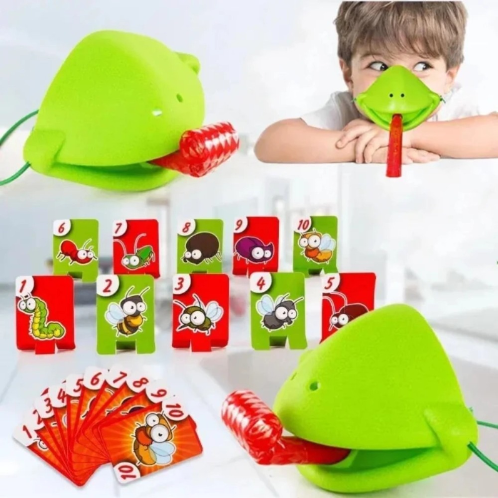 Party Games Children - Permainan Kartu Lidah Katak Bergerak, Permainan