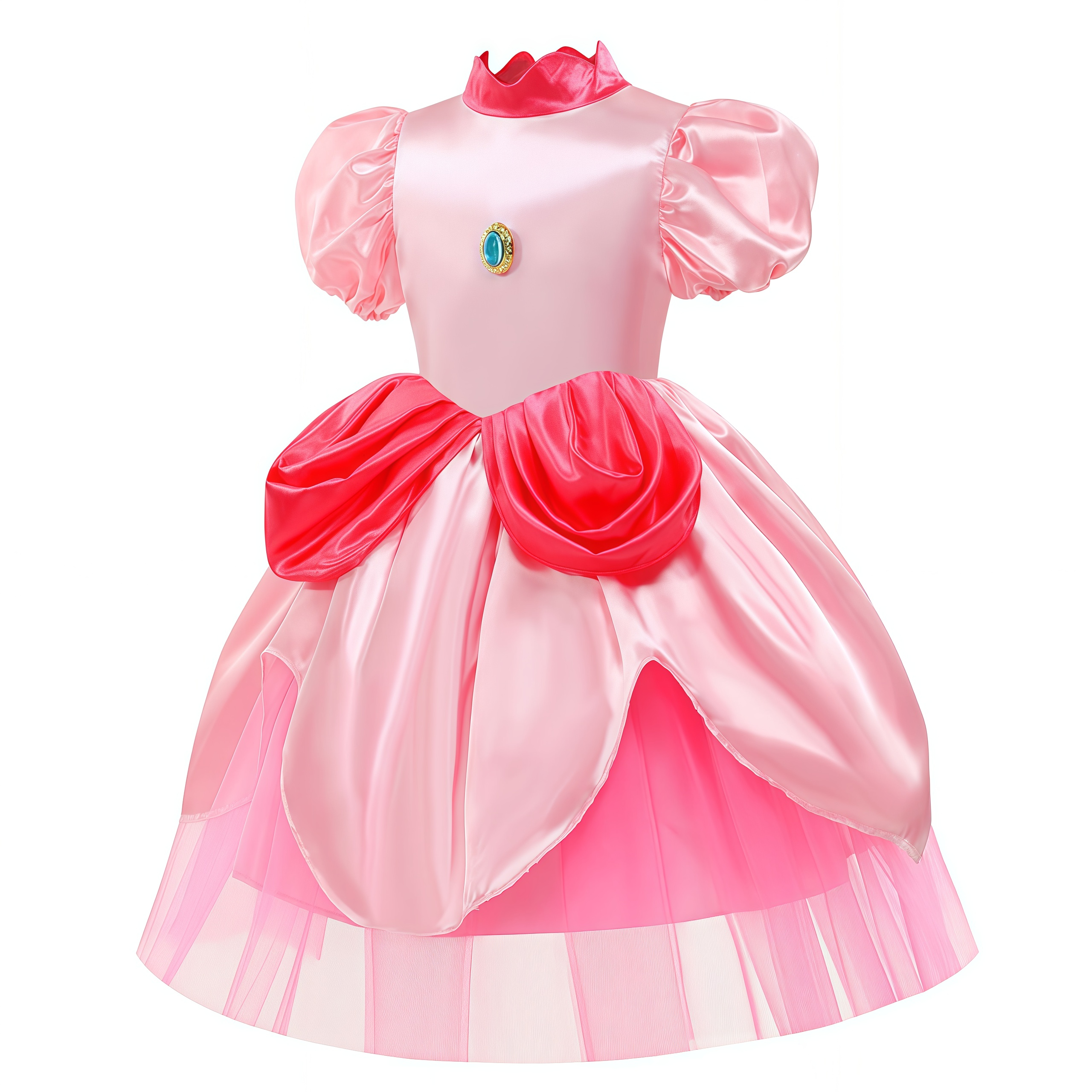 Gaun Kostum Putri Persik Musim - Party Games Children ulasan dan harga