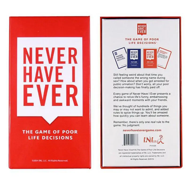 550 kartu tidak pernah saya pe - Party Games Never Have I Ever ulasan dan harga