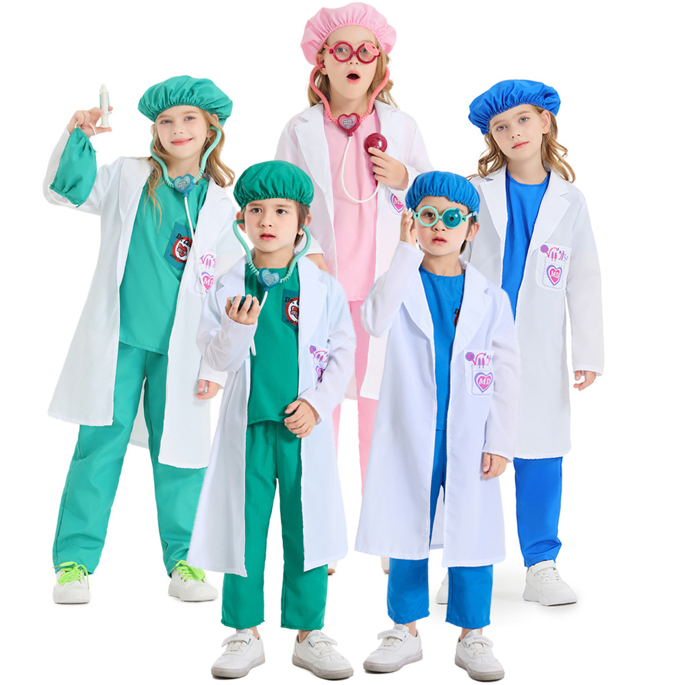 Kostum Dokter Perawat Hallowee - Party Games Children ulasan dan harga