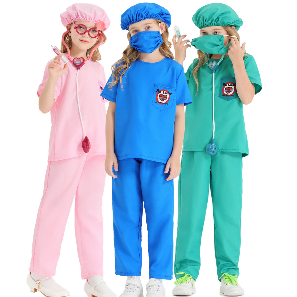 Kostum Dokter Perawat Hallowee - Party Games Children ulasan dan harga