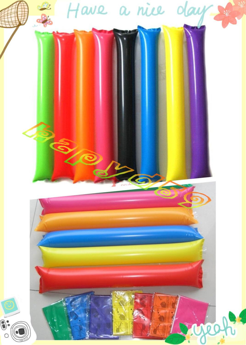 100 Buah 60Cm Clapper Ballon P - Party Games Gender Reveal ulasan dan harga