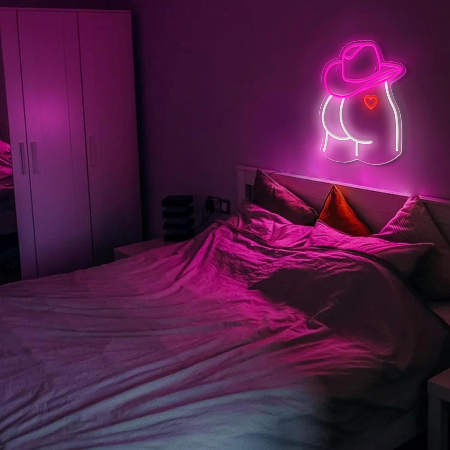 Lampu LED Neon Sign Cowgirl ya - Party Games For Christmas ulasan dan harga