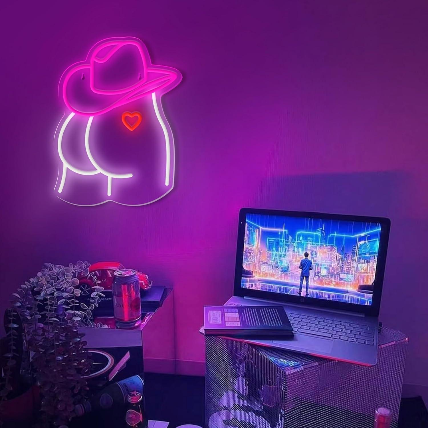 Lampu LED Neon Sign Cowgirl ya - Party Games For Christmas ulasan dan harga