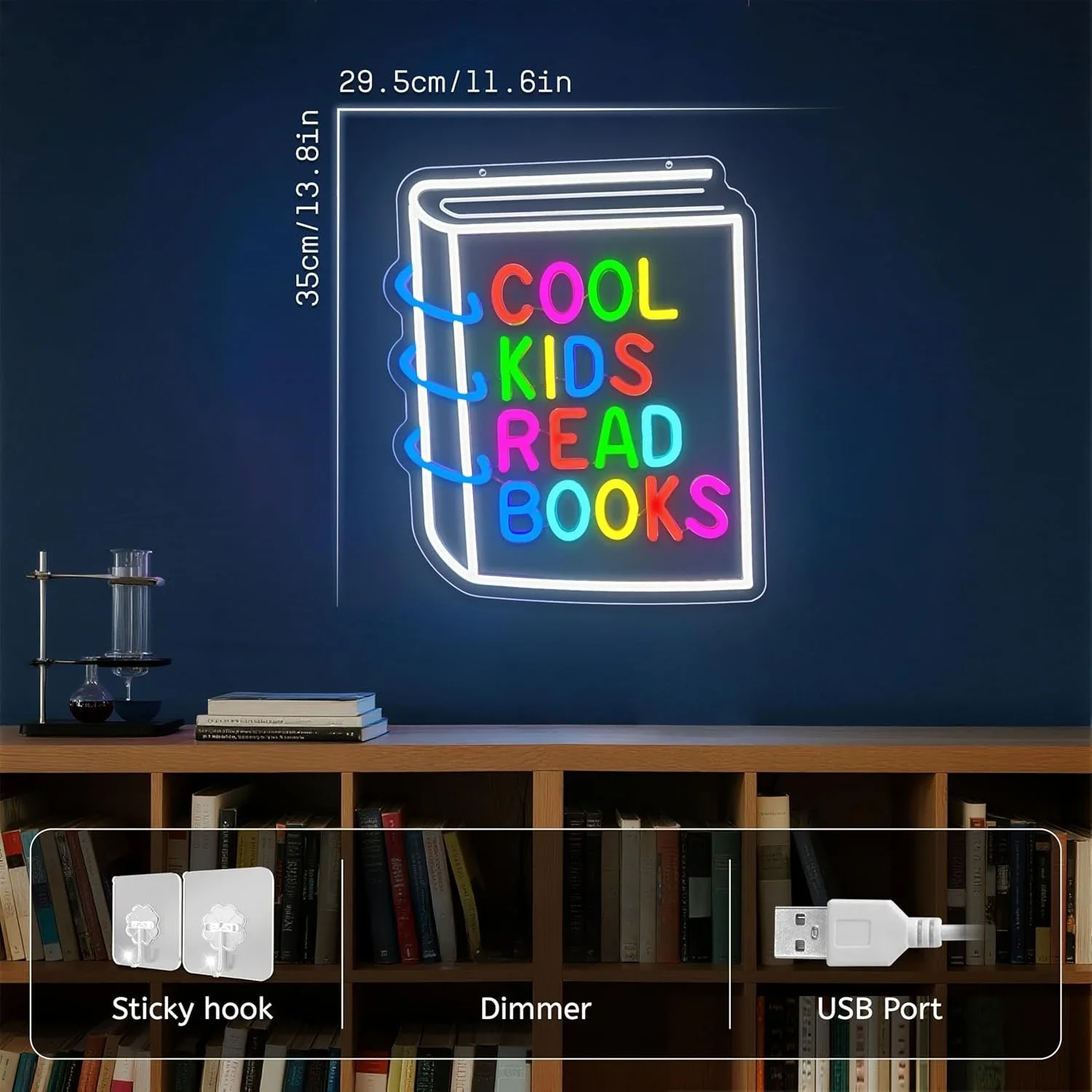 Lampu Neon LED USB Dimmable de - Book Party Games ulasan dan harga