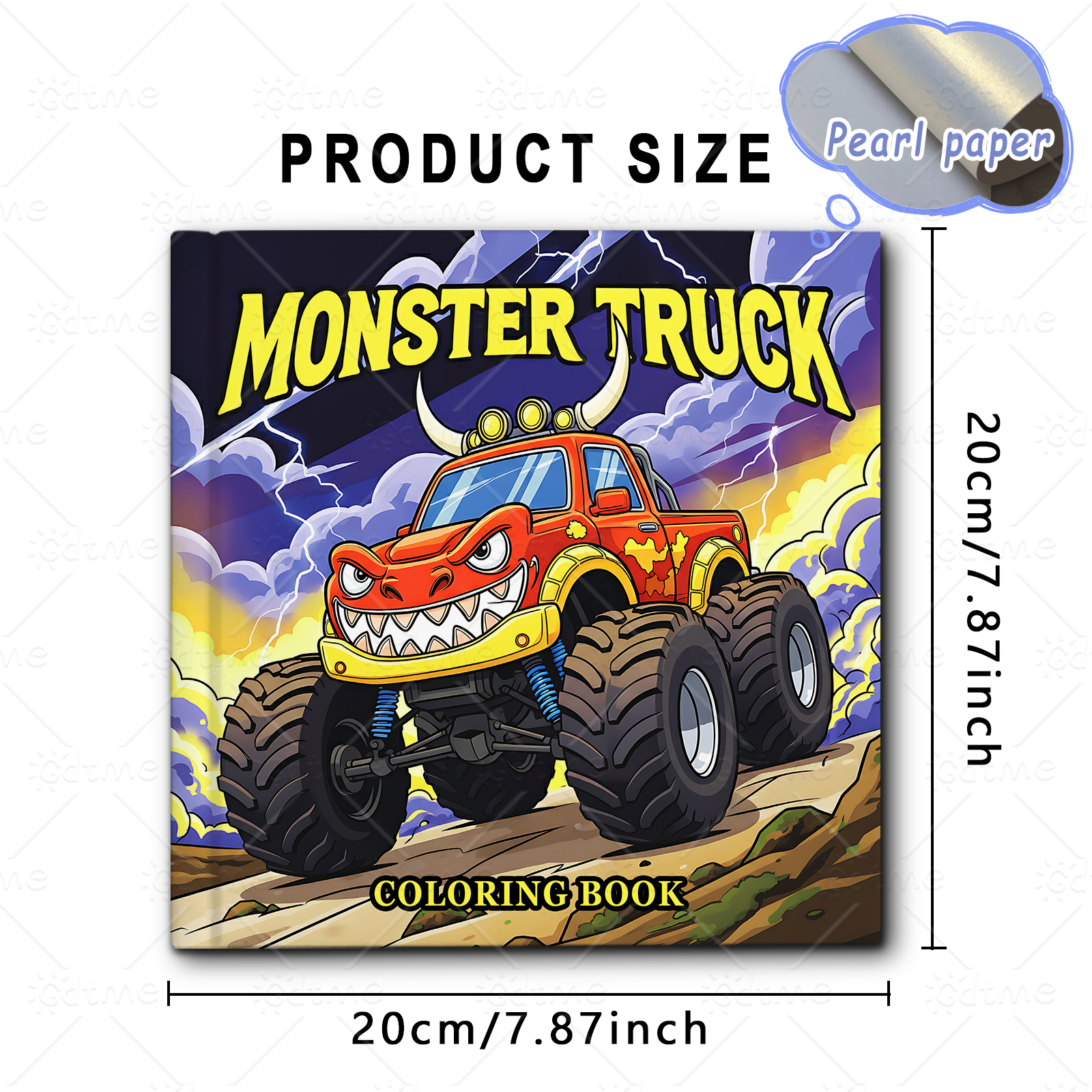 Buku Mewarnai Truk Monster unt - Book Party Games ulasan dan harga