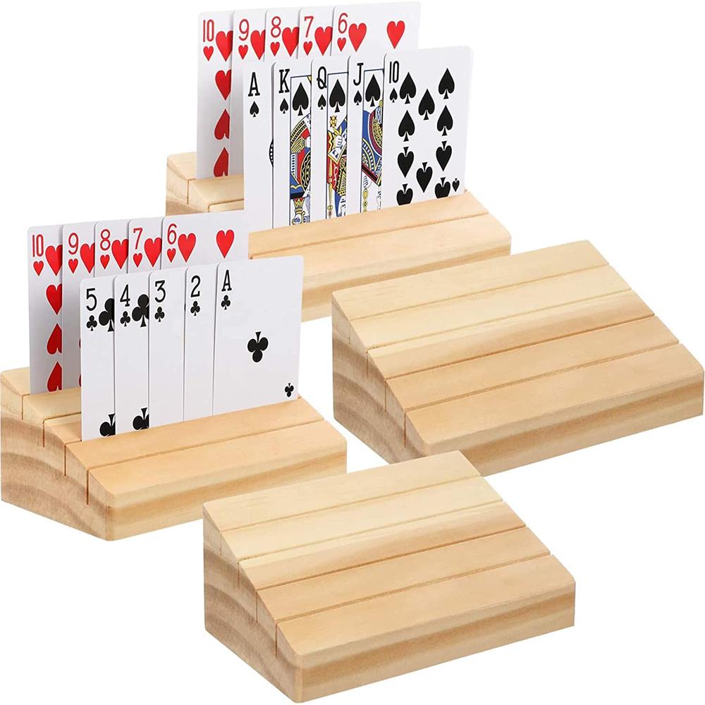 Tempat kartu bermain kayu beba - Book Party Games ulasan dan harga